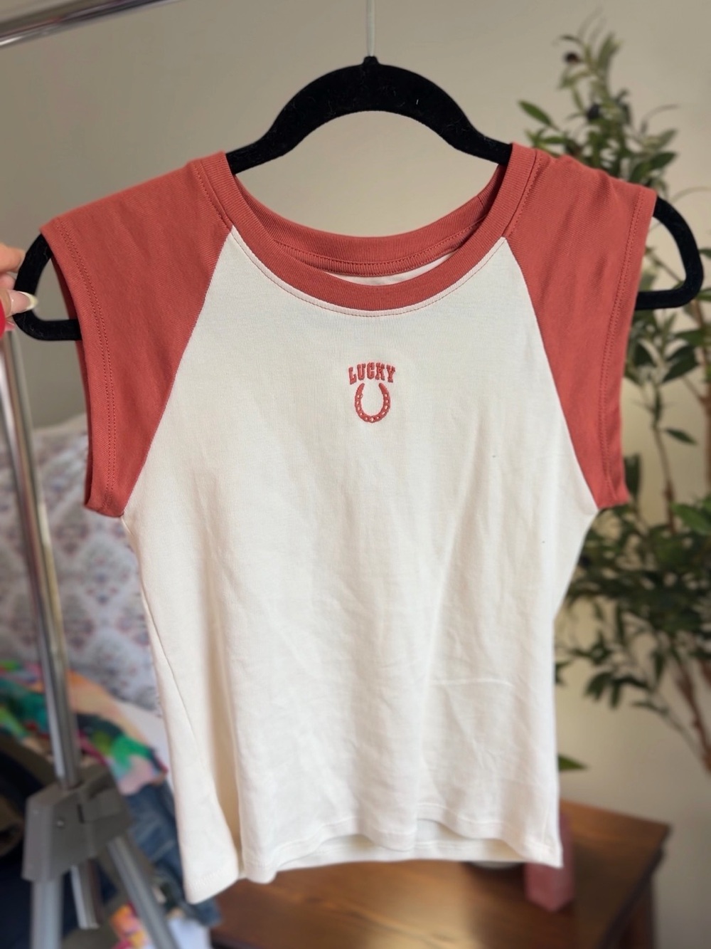 Lucky baseball tee